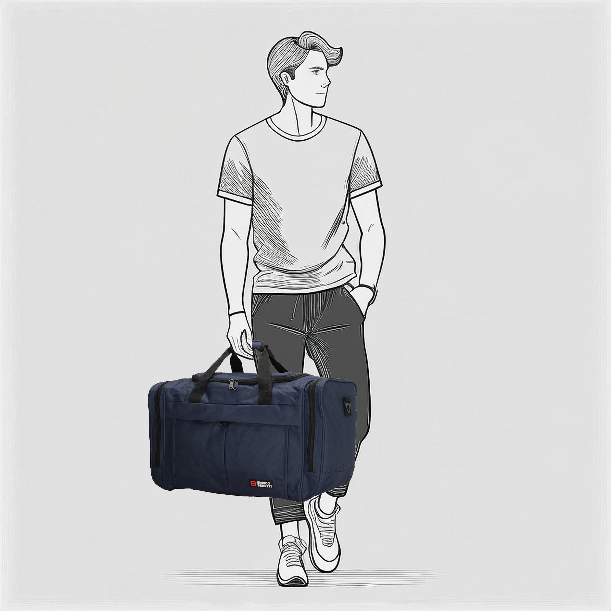 Sport-Tasche Amsterdam 55 cm - auch als Reisetasche verwendbar