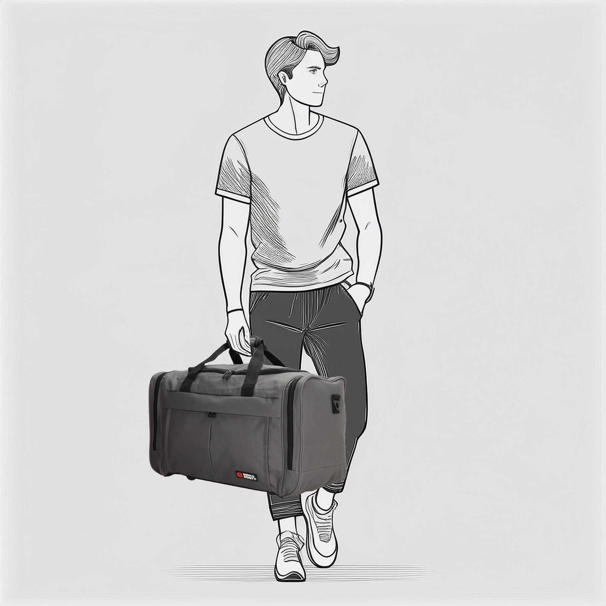 Sport-Tasche Amsterdam 55 cm - auch als Reisetasche verwendbar