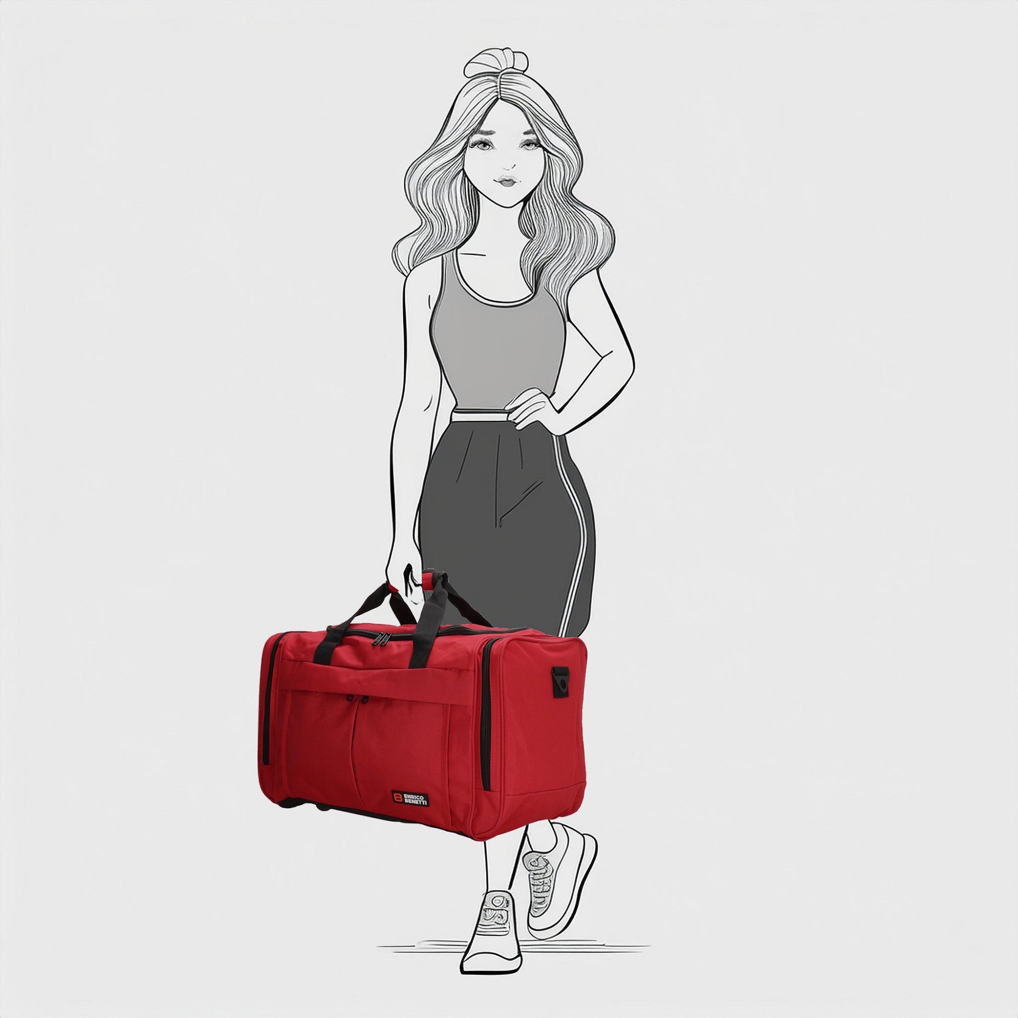 Sport-Tasche Amsterdam 55 cm - auch als Reisetasche verwendbar