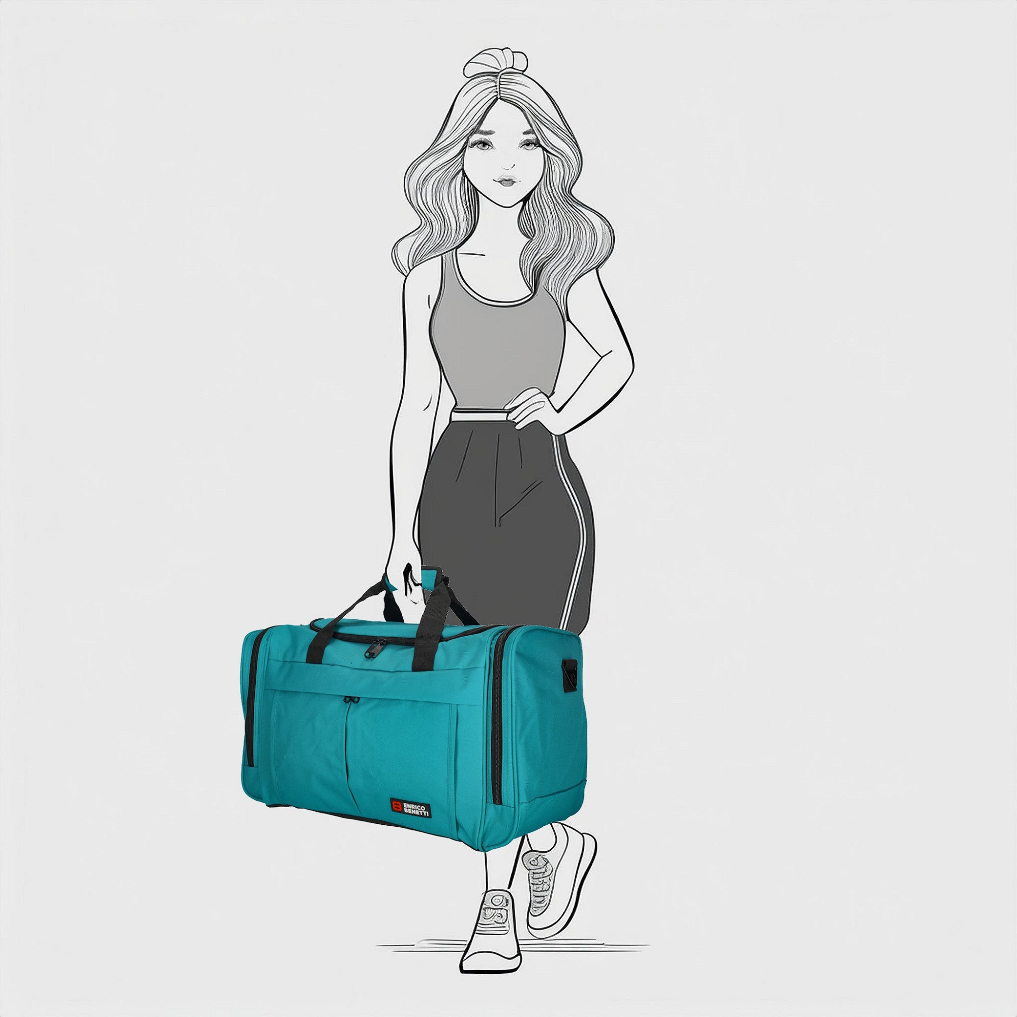 Sport-Tasche Amsterdam 55 cm - auch als Reisetasche verwendbar