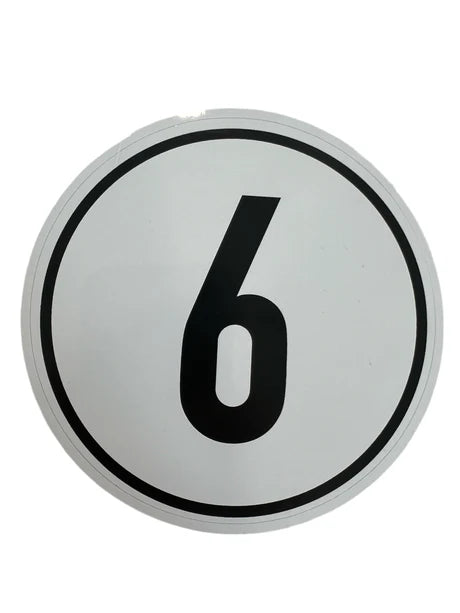 VITAL-ROLLER Ersatz 6 km/h Aufkleber