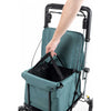 Carlett Comfort ASSIST - XL Rollator - Stabiler Einkaufsrollator mit Sitz & XL-Tasche