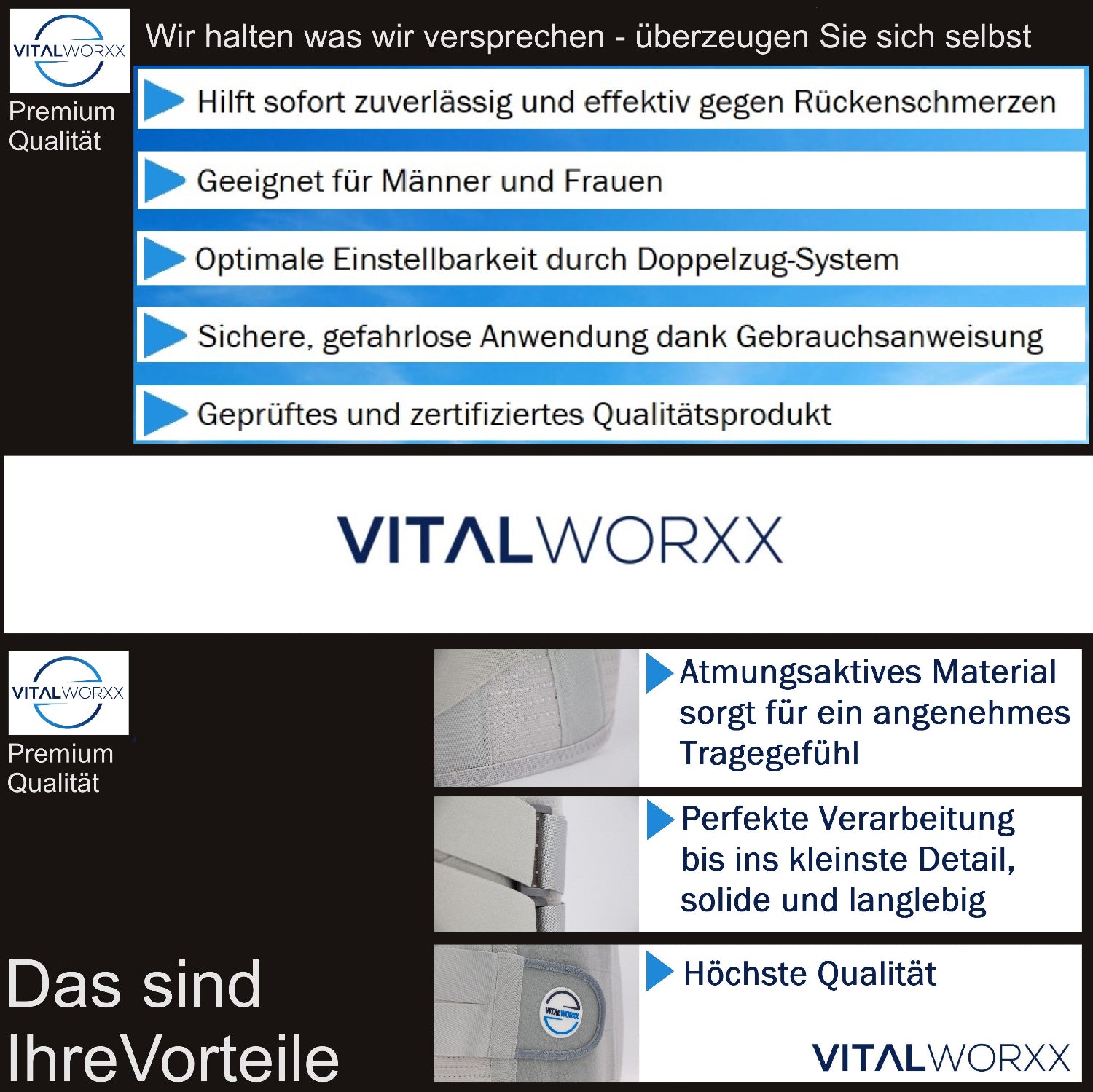 Vorteile Rückengurt