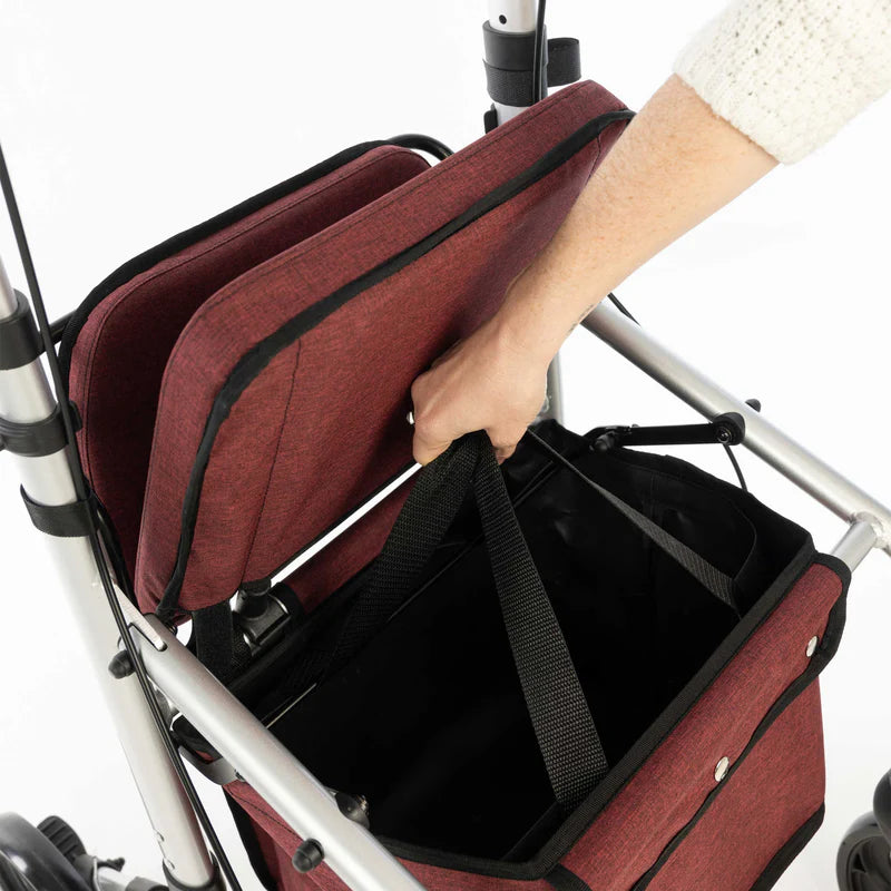 Carlett Lett GO – Sicherer Rollator mit Sitz & vertikalen Griffen