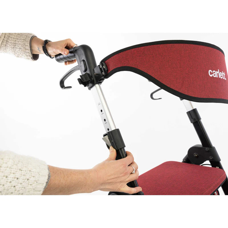 Carlett Lett RIDE – Moderner Einkaufsrollator mit Sitz & Tasche