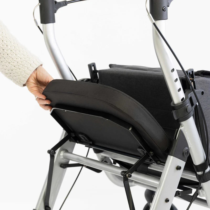 Carlett Lett WALK – Premium-Rollator mit Sitz & XL-Tasche
