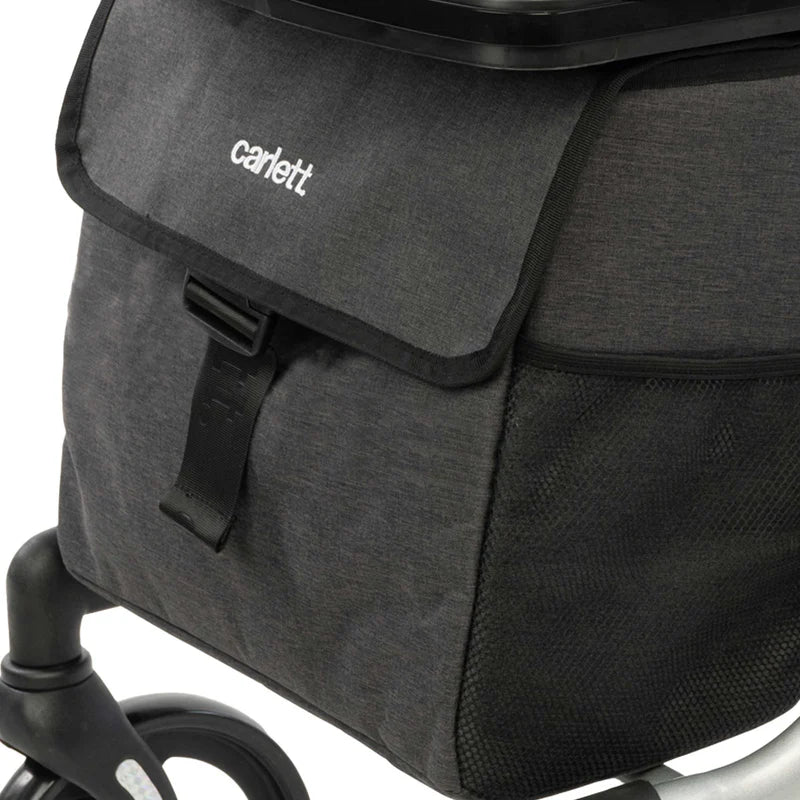 Carlett Lett WALK – Premium-Rollator mit Sitz & XL-Tasche