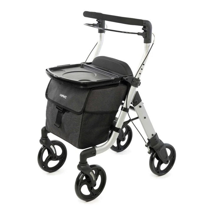 Carlett Lett WALK – Premium-Rollator mit Sitz & XL-Tasche