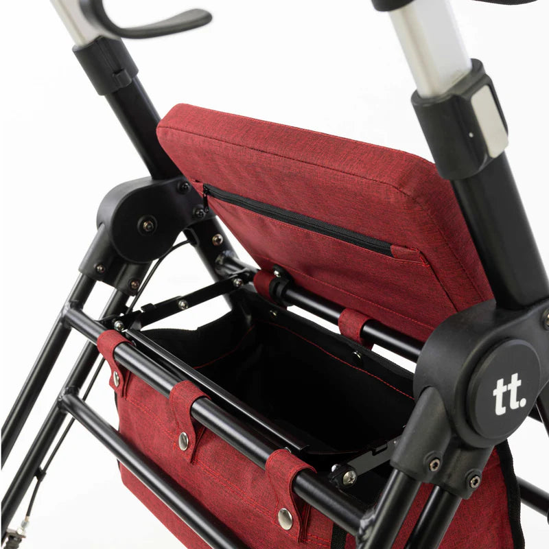 Carlett Lett RIDE – Moderner Einkaufsrollator mit Sitz & Tasche