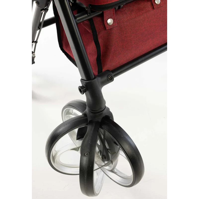Carlett Lett RIDE – Moderner Einkaufsrollator mit Sitz & Tasche