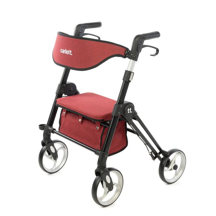 Carlett Lett RIDE – Moderner Einkaufsrollator mit Sitz & Tasche