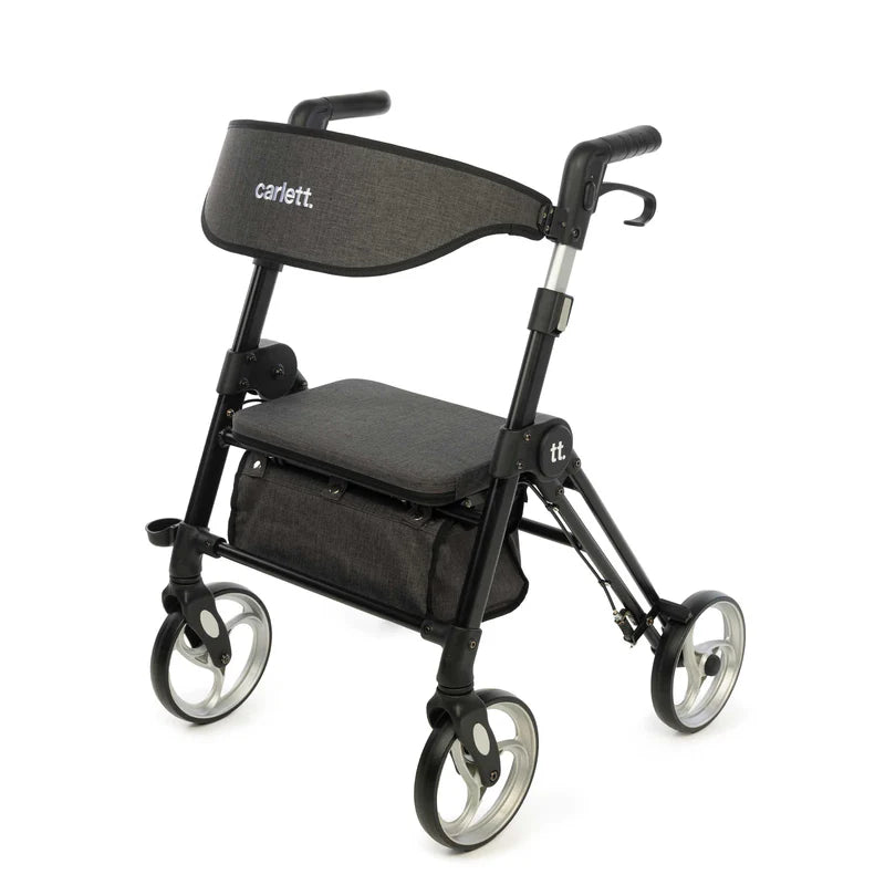 Carlett Lett RIDE – Moderner Einkaufsrollator mit Sitz & Tasche