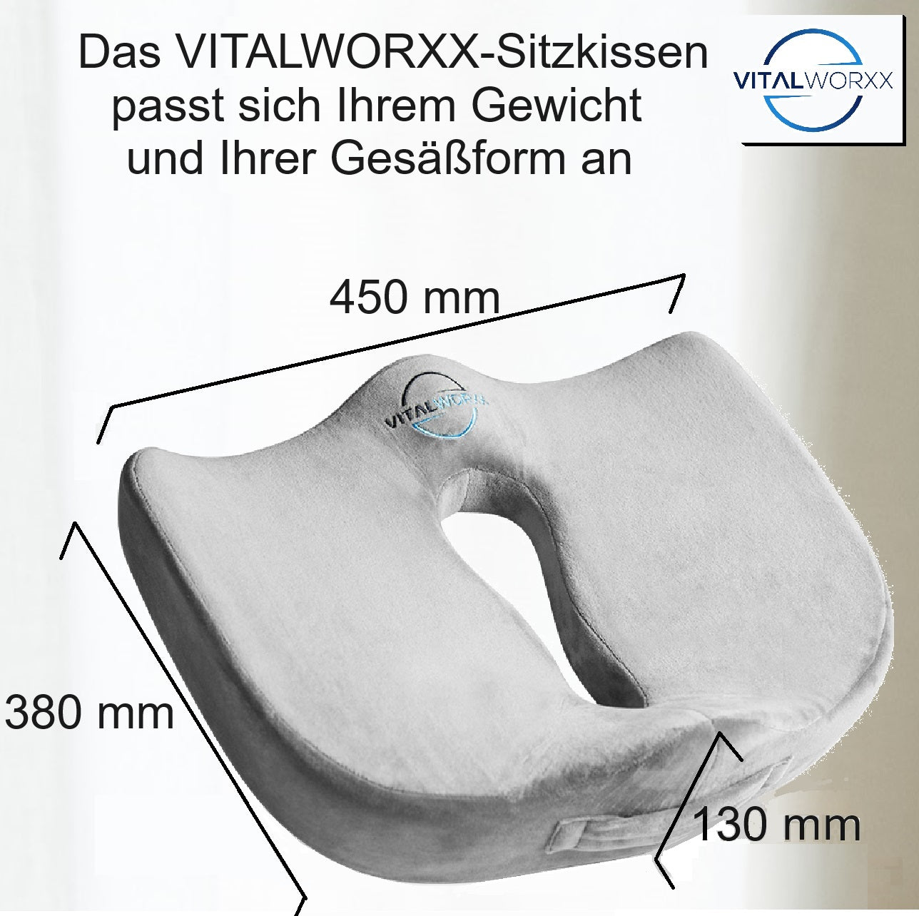 VITALWORXX Sitzkissen