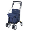 Carlett Comfort MOVE – Rollator - Leichter Einkaufsrollator mit integriertem Sitz, Tasche und Komfortgriff