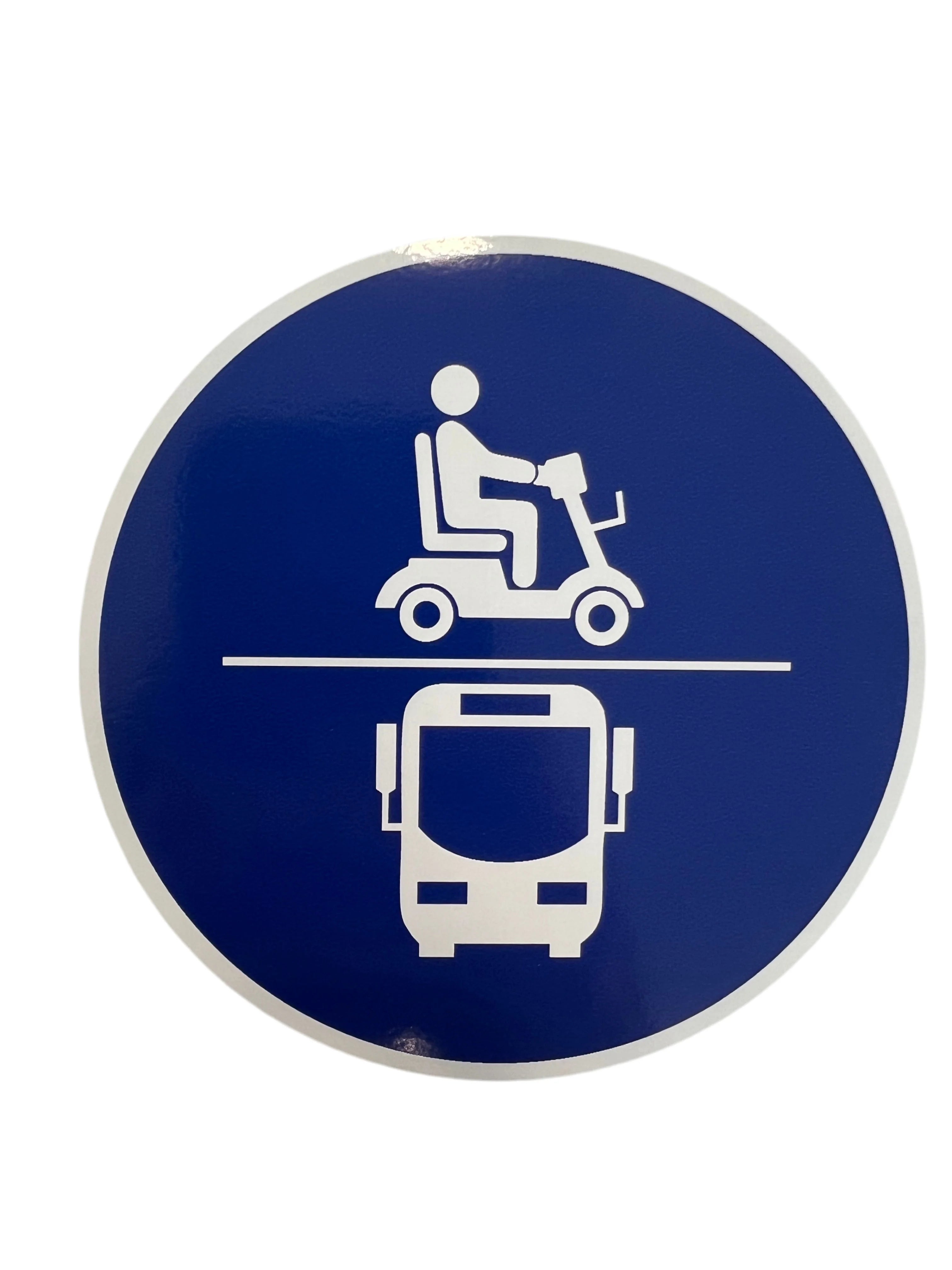 VITAL-ROLLER Aufkleber geeignet für ÖPNV - Linienbus inkl. Nachweis