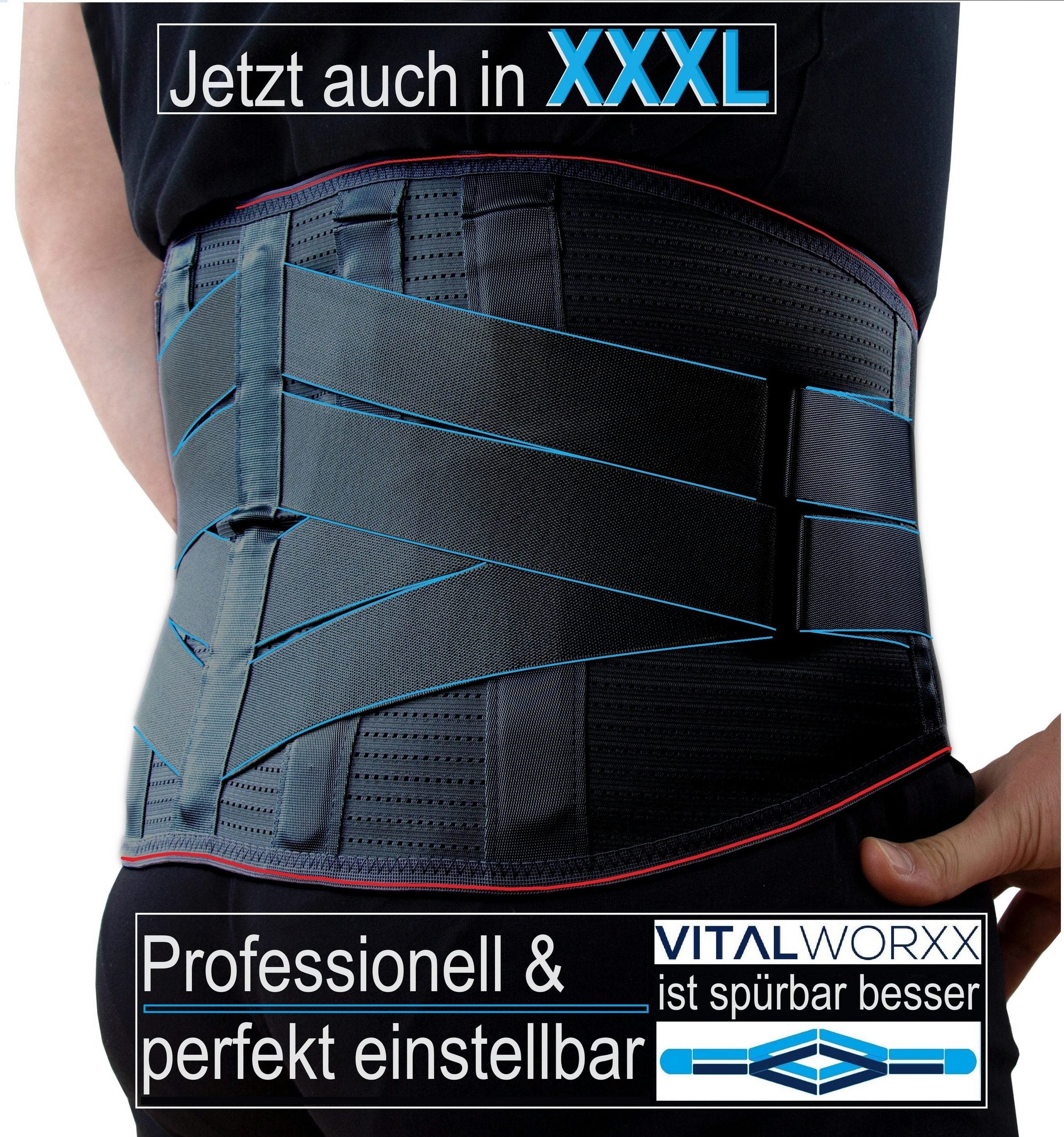 XXXL Rückengurt, Rückenbandage für breite Taille
