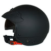 Jet Helm mit Visier - Farbe schwarz