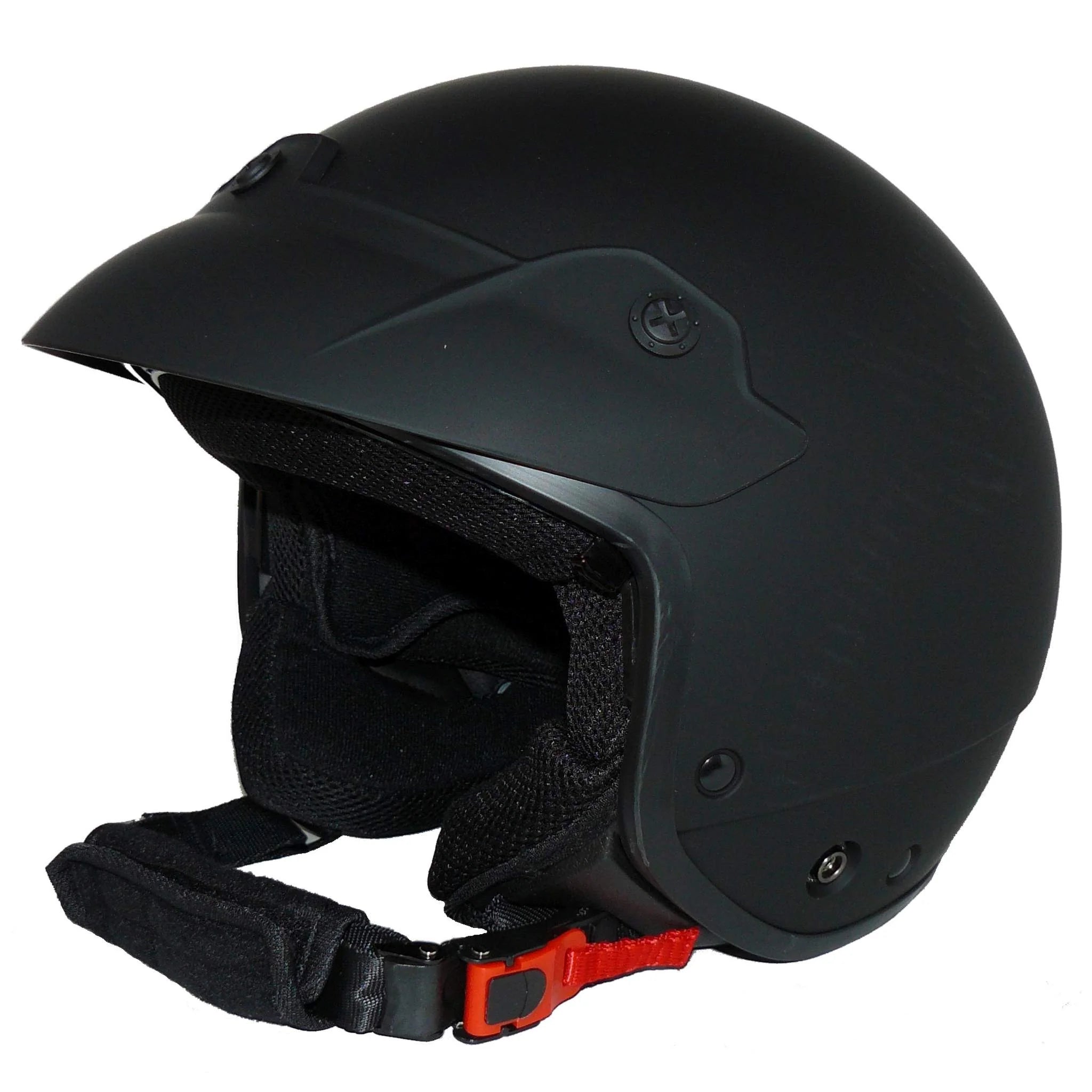 Jet Helm mit Visier - Farbe schwarz