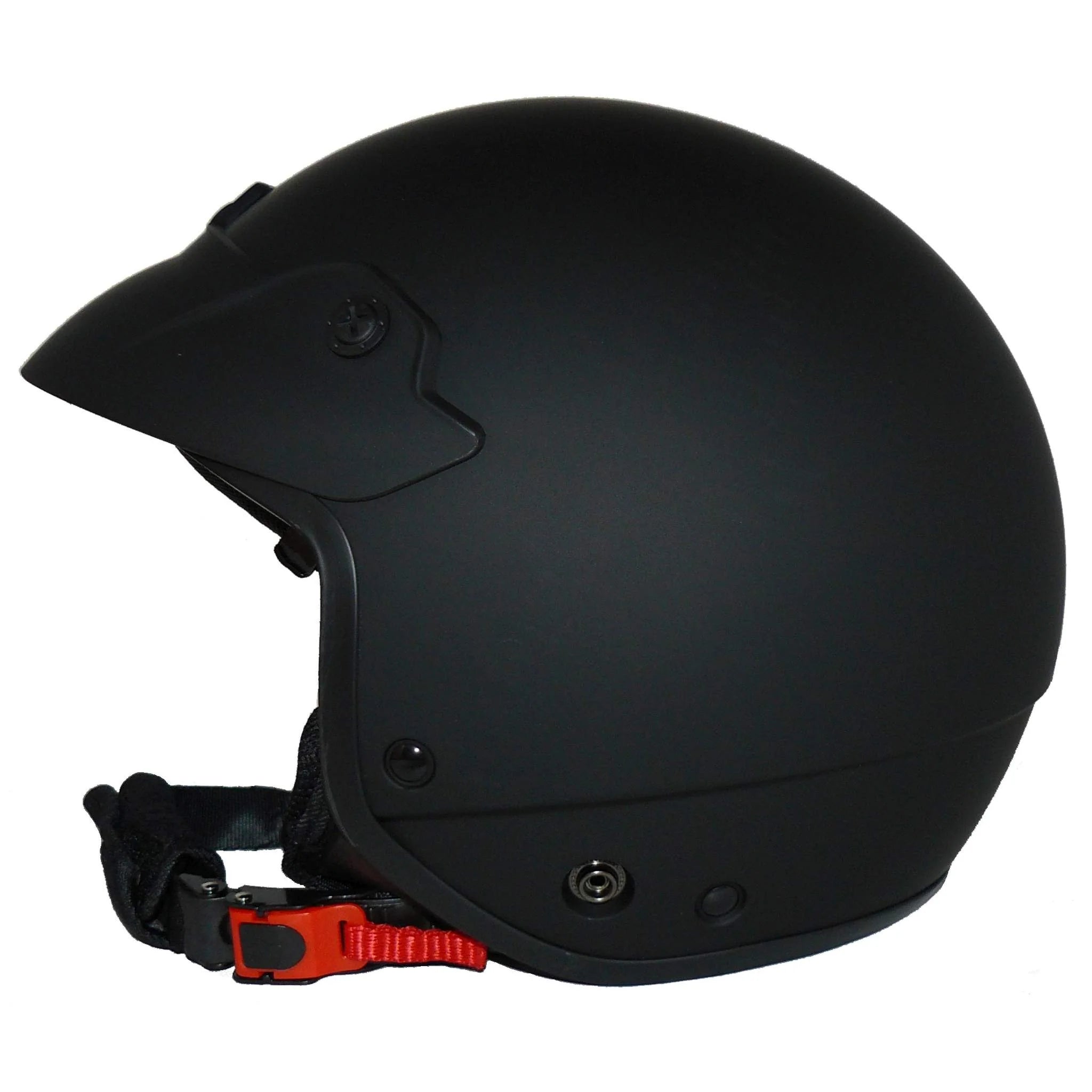 Jet Helm mit Visier - Farbe schwarz