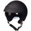 Jet Helm mit Visier - Farbe schwarz