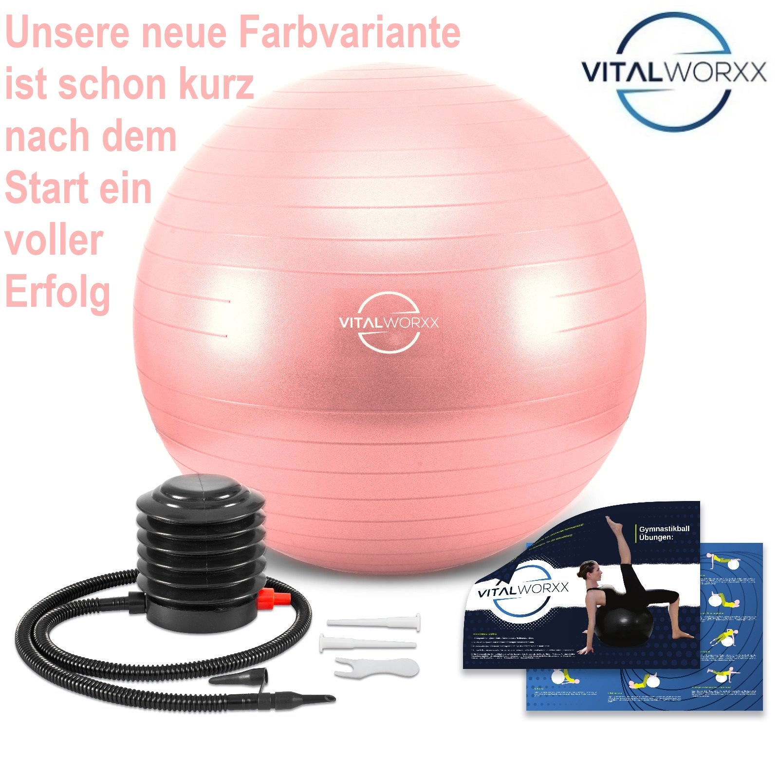Der Vitalworxx Gymnastikball verfügt über das Antiburst System. Seine Materialstärke ist besonders hoch. Er ist zudem geruchsneutral.