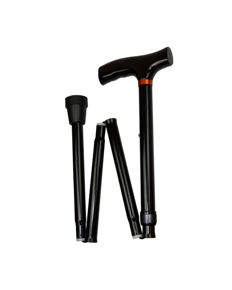 Faltbarer Gehstock - höhenverstellbar